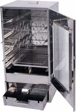 2-L Home & Garden XL Rookoven - RVS - 80x40x28 Cm - 3 Etages -Barbecues Verkoopwinkel 824x1200