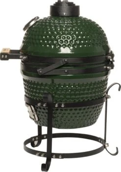 Patton Kamado Keramische Houtskoolbarbecue - 13" - Grilloppervlak Ø 28 Cm - Inclusief Heatdeflector - Groen -Barbecues Verkoopwinkel 848x1200 1