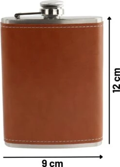 Orange85 Heupfles - Flacon - 224 Ml - Leatherlook - Bruin -Barbecues Verkoopwinkel 862x1200 2