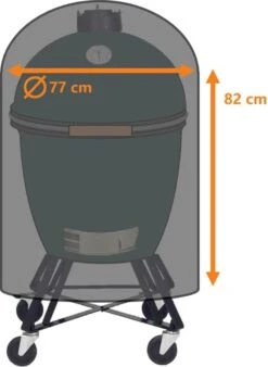 Luxe Waterdichte Ronde BBQ Hoes - 84 Cm X 77 Cm - Barbecue Beschermhoes - BBQ Accessoires - Geschikt Voor O.a. Kamado, Big Green Egg, Grill Guru, The Bastard, Patton, Weber -Barbecues Verkoopwinkel 878x1200 2
