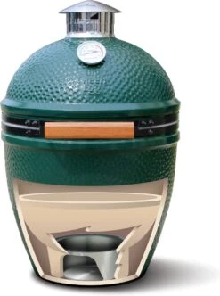 Kick Ash Basket - Big Green Egg Large - Kick Ash Can - As Opvang Pan -Barbecues Verkoopwinkel 893x1200