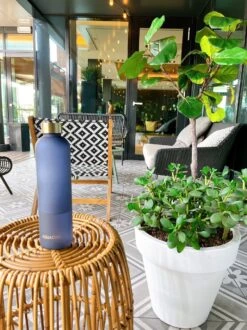 Aquachic - 1L Waterfles Met 2 Doppen En Tijdsmarkeringen - Lekvrij & Licht - Duurzaam - Nederlands Merk - Drink Fles / Bidon- Blauw 1 Liter -Barbecues Verkoopwinkel 899x1200 25