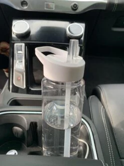 Merkloos Waterfles Met Rietje - 700ML - Drinkfles - Transparant-Zwart -Barbecues Verkoopwinkel 899x1200 29