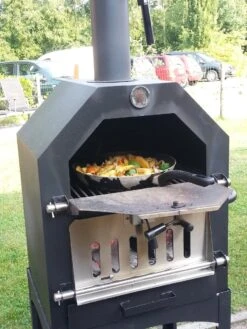 Merkloos MaxxGarden Pizza Oven - Smoker Barbecue Houtskool 45 X 65 X 158cm -Barbecues Verkoopwinkel 900x1200 6