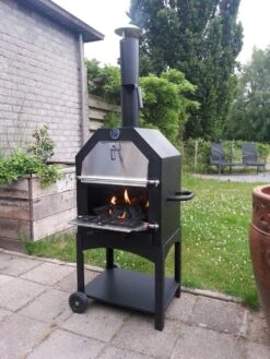 Merkloos MaxxGarden Pizza Oven - Smoker Barbecue Houtskool 45 X 65 X 158cm -Barbecues Verkoopwinkel 900x1200 8