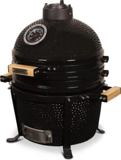 Patton Kamado 15" - Keramisch - Tafel Model - Premium Black - Medium - Zwart -Barbecues Verkoopwinkel 907x1200