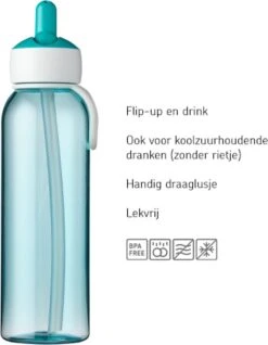 Mepal – Waterfles Flip-up Campus – 500 Ml – Roze – Drinkfles Met Een Rietje – Geschikt Voor Koolzuurhoudende Dranken -Barbecues Verkoopwinkel 933x1200 2