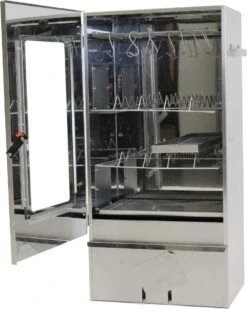 2-L Home & Garden XL Rookoven - RVS - 80x40x28 Cm - 3 Etages -Barbecues Verkoopwinkel 958x1200