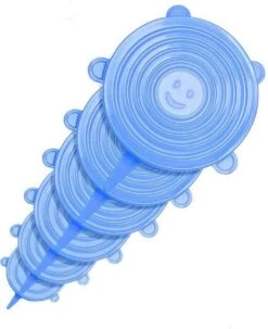 Herbruikbare Siliconen Vershoud Deksel - Stretch Afsluitdeksel - Set Van 6