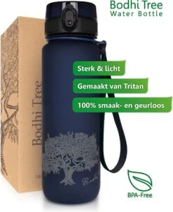 Bodhi Tree Drinkfles 500 Ml - Waterfles - BPA Vrij - Fruitfilter - Outdoor Sport Bidon Water Bottle 500ml - Blauw -Barbecues Verkoopwinkel 979x1200 2